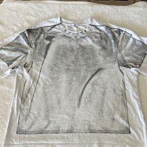 Zara Gray Graphic T-Shirt